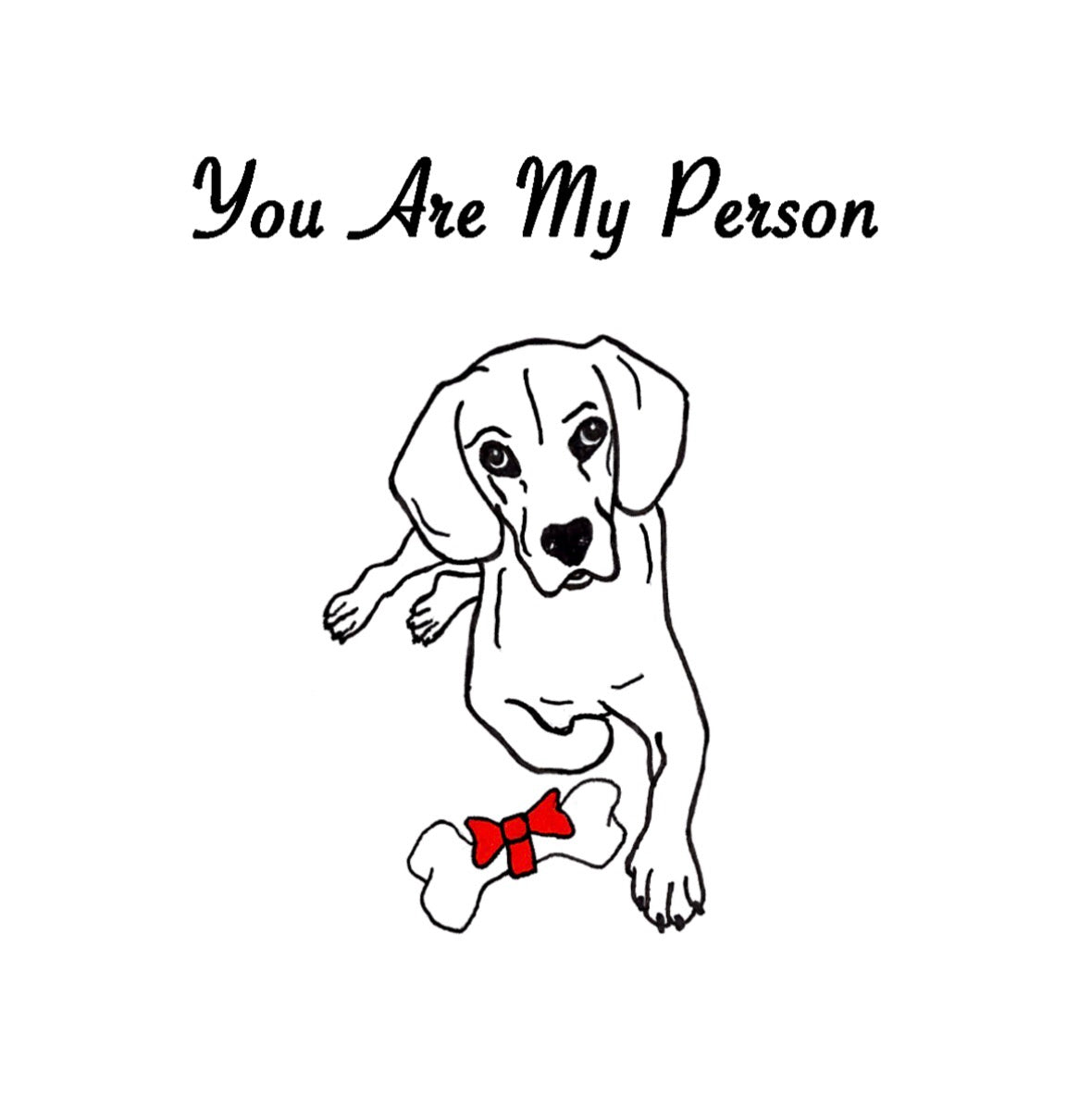 You Are My Person - Happy Holidays Greeting Card