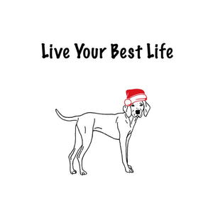 Live Your Best Life - Merry Christmas Greeting Card